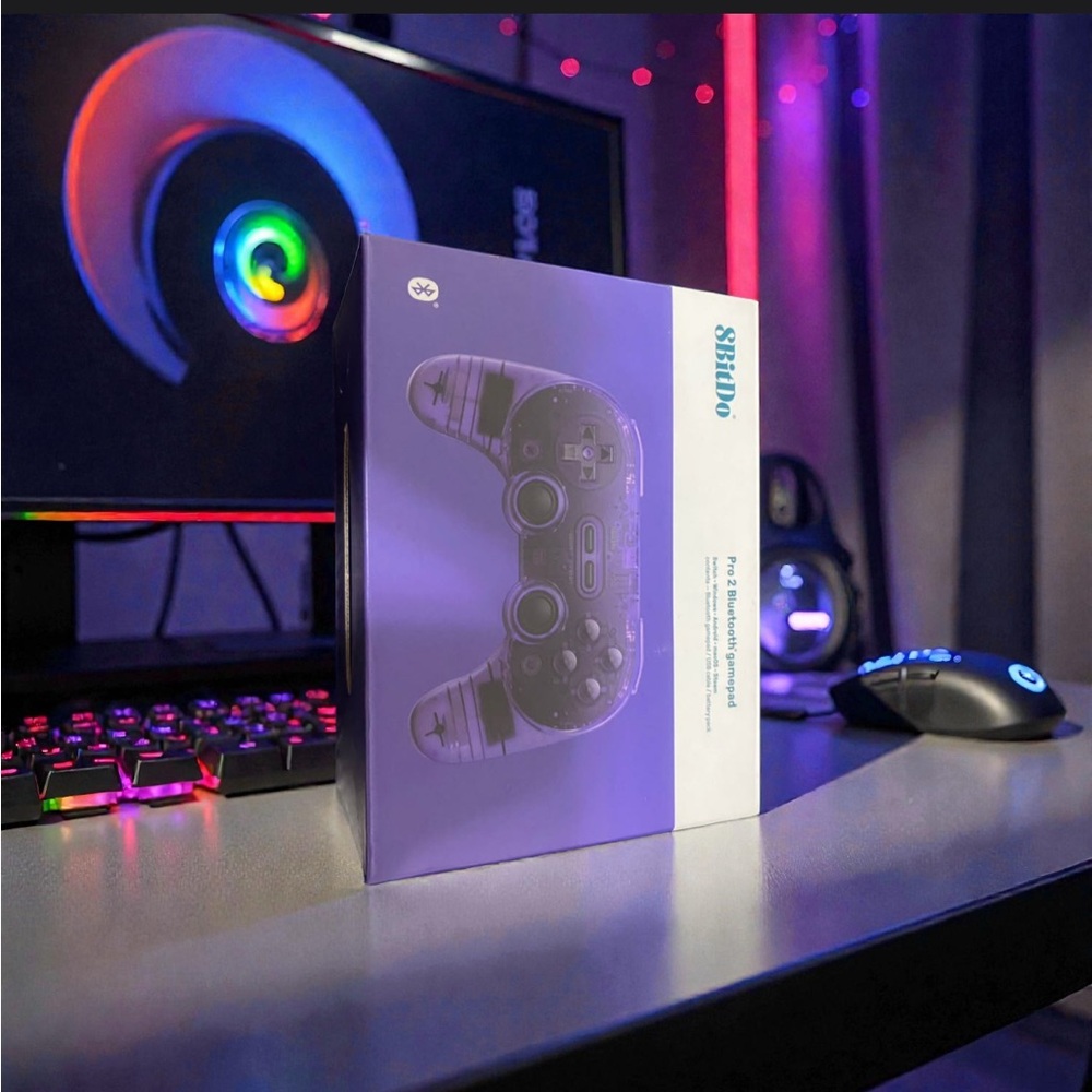 Purple Wireless Game Controller
